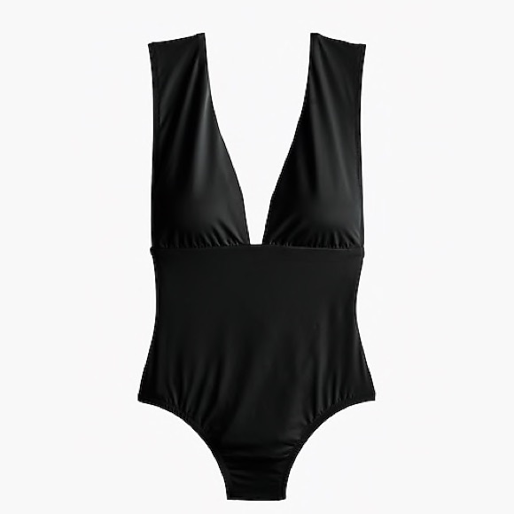J. Crew Other - J. Crew Plunge V-neck One-Piece Swimsuit